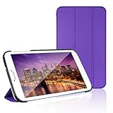 Tab 3 8 Case, JETech® Gold Slim-Fit Smart Case Cover for Samsung Galaxy Tab 3 8.0 (8 Inch) Tablet PC with Auto Sleep/Wake Feature (Purple)