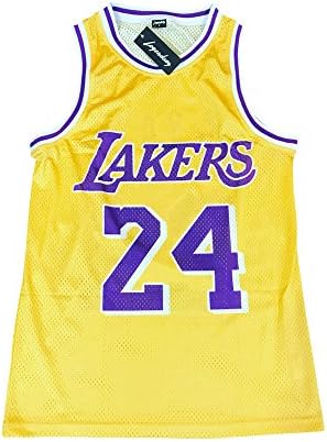 Basketball Kings Men's Kobe Jersey 24 Limited Edition Vintage Style (Medium)