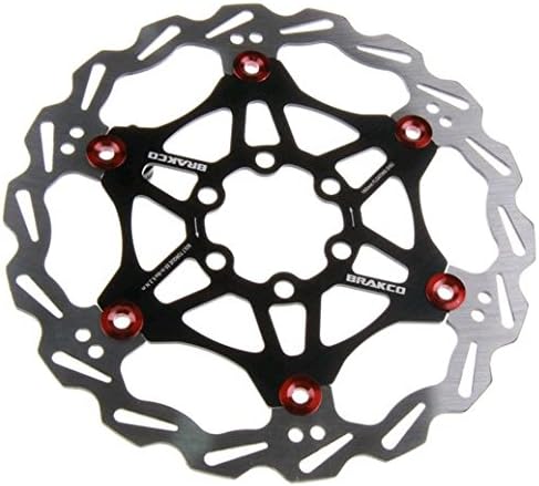 Qiankun Floating Disc Brake Rotor 160 180 203 Mm RED Black Blue (Black, 160mm)