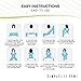 Simply Life Baby Wrap Carrier - Flexible Adjustable Wrap Around Sling, Infant Carriers for Men and Women, Suitable for Newborn and Toddlers Up to 35 Lbs, Nursing Cover Swaddle Blanket - Large, Black