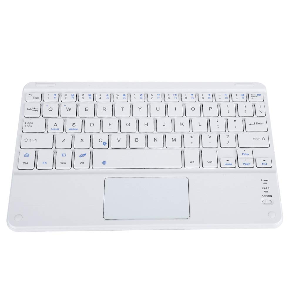 Hakeeta Ultra Slim Bluetooth Keyboard,Portable 9in Wireless Keyboard with a touchpad,for IOS MAC Android Windows,full keys and FN media keys,work for continuous 40 hours and stand by for 60 days