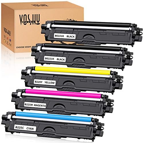 Voshy 互換トナーカートリッジ Tn221 Tn225 Tn 221 Tn 225用 Hl 3170cdw Mfc 9130cw Mfc