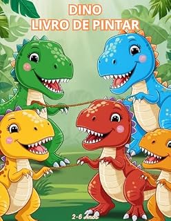Livro Dino, livro de pintar (animais)