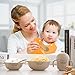 Baby Feeding Bowls - Wheat Fiber Ultimate Baby Feeding Set Baby Bowls Fork Spoon and Cup Perfect To Go Storage FDA Approved BPA Free CPC Certified