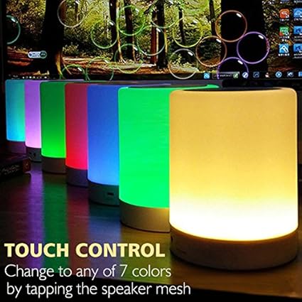 zhoppy night light bluetooth speakers