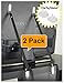 Furniture Anti-Tip Straps (pack of 2)- Baby Proof TV & Furniture with Heavy Duty Straps & All Metal Parts- 2 Bonus Plug Protectors included FREE