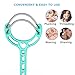 Facial Hair Removal Double Spring for Quick & Easy Removing Hair on the Upper Lip/Chin/Cheek from Roots, Portable & Effective Handhold Manual Epilator Tool-Green