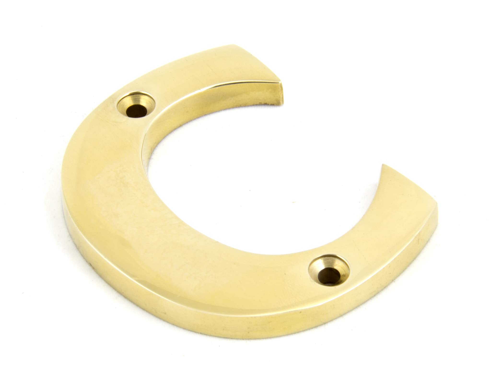 From the Anvil 83801C Letter C-Polished Brass