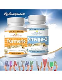 Escandinavo healthwise Omega 3 Aceite de Pescado,, Non OGM, nsf-certified, gmp-certified de triple Fuerza, 120 softgels