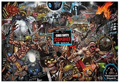 Call Of Duty Zombie Storyline Timeline Cod Poster Map Print 13x20 24x36 32x48 Art Posters Art