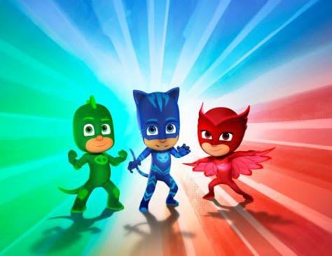 PJ MASKS Edible Image Photo Cake Topper Sheet Birthday Party - 1/4 Sheet Topper - 14498