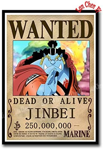 EdmendYang One-piece custom wallpaper Luffy poster single wall stickers bedroom decoration OP comic cartoon universal collection, JINBEI