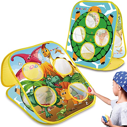 RaboSky Bean Bag Toss Game for Kids Toddlers Year Old, Dinosaur  Toys for Boy Girl Birthday Party Gift,