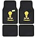 Officially Licensed Tweety Bird Full Set Seat Cover Floor Mat W. Car Accessory
