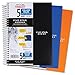 Five Star Spiral Notebook, College Ruled, 5 Subject, 6 x 9.5 Inches, 180 Sheets, Assorted Colors (06184)Pack Of 2