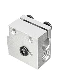 wangdd22 5pcs V6 Volcano calentador de aluminio bloque para E3D volvano extremo caliente bloque de calefacción del cabezal de impresión para impresora 3d partes