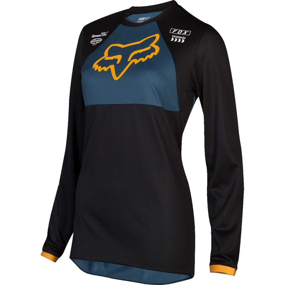 Fox Racing 2019 Womens 180 MATA Jersey-Black/Navy-XS