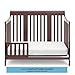Storkcraft Tuscany 4-in-1 Convertible Crib, Cherry Easily Converts to Toddler Bed, Day Bed or Full Bed, 3 Position Adjustable Height Mattress