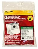 Shop Vac 1.5 Gallon, Vacuum Cleaner Paper Bags 3PK # 9066700, 90667