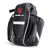 WATERFLY Bike Saddle Bag, Waterproof Bicycle Package Bike Seat Bags Pouch with Water Bottle Holder for Mountain Bike Road Bike