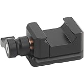 Acouto Clamp Monitor Mount with 1/4 Inch 3/8 Inch Thread Quick Release Rail Lock Clamp for Locating Hole Cold Shoe Mount Camera Cage Expansion Accessories