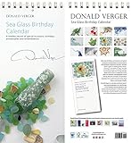 Sea Glass Birthday & Anniversary Perpetual Calendar. 5x11. Unique Nature Gifts. Best Quality Birthday, Christmas, Valentines Day & Mother's Day Gifts for Women & Men & Kids.