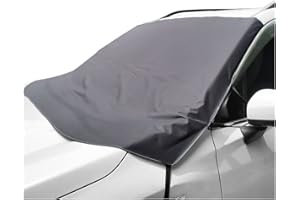 Car Windshield Snow Cover for Ice, All Weather Application Windshield Cover, Snow and Wiper Protector for Most Cars, SUVs, Va