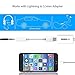 iPhone Splitter Audio Charge for iPhone X,iPhone 8/8Plus,iPhone 7/7Plus, Renrencoo 2 in 1 Lightning Headphone Adapter Support iOS 10.3 iOS 11