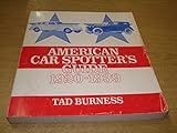 American Car Spotter's Guide: 1920-1939