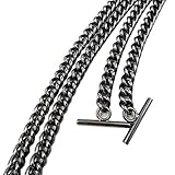 High-Grade" T Buckle" Wide 9mm Black Chain for Women Bags Replacement Purse Chain Strap Chain Purse Bag Strap