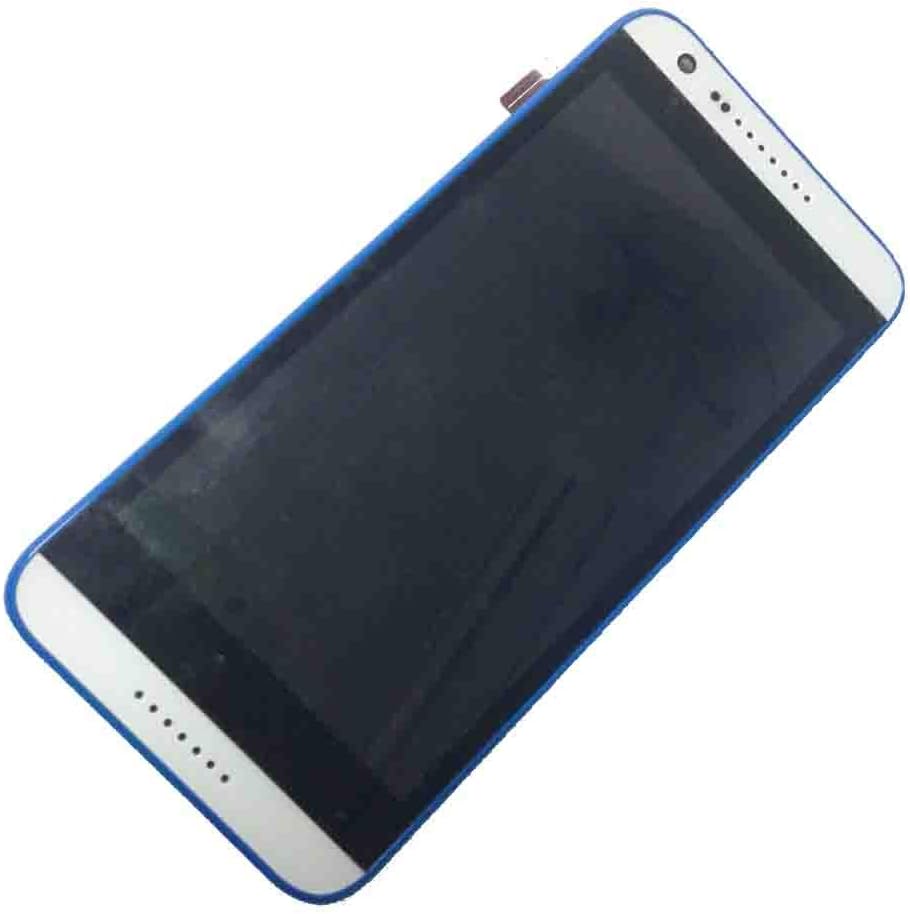 UFIXBEST Complete LCD Display Touch Screen Glass Panel Digitizer Assembly + Frame Replacement Repair Parts For HTC Desire 620 620g 820 mini Dual Sim Card Blue
