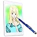 H&T(TM) Second Generation Fine Point Stylus with Two Tip [2 in 1] for Ipad, Ipad Air, Ipad Mini, Iphone, Samsung Galaxy, Nexus, Lg G Pad, HTC and Other Touch Screen Devices (dark blue)