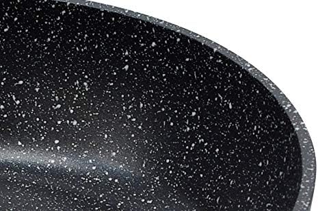 Pradel Excellence - 52393M - Sauteuse 28cm "Façon Pierre" en Fonte Aluminium, tous Feux dont Induction - Cuisine A Vivre Pradel Excellence - 52393M - Sauteuse 28cm "Façon Pierre" en Fonte Aluminium, tous Feux dont Induction