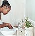 Precious Life Brightening African Black Soap(4oz) - For Acne Prone & Troubled Skin, bundle with Grade A - Made in US - Organic Shea Body Butter Moisturizer for Face & Body (4oz).