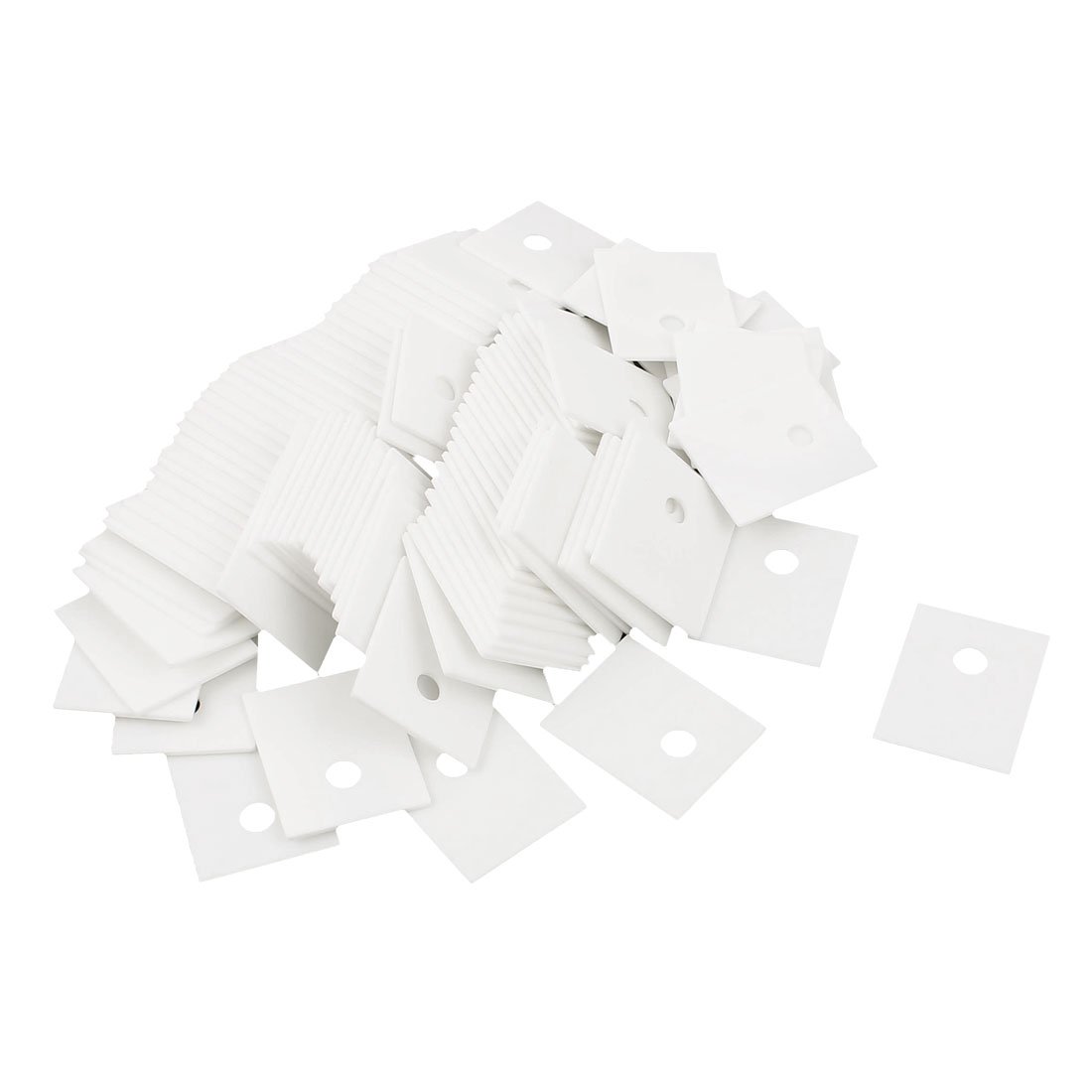 sourcingmap Ceramic Insulator Plates Sheet 20x25mm 100Pcs