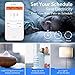 Smart Plug Upgraded Mini WiFi Smart Socket Outlet Work with Amazon Alexa Echo/Google Assistant and IFTTT, No Hub Required by KKUP2U