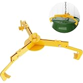 1000 lbs Open Closed Head Drum Lifter,Vertical Drum Clamp for 30-55 Gallon | All-Steel,3-Point Safety Contact,Self-Balancing,No Assembly,for Warehouse,Chemical Plant,Fits Steel/Plastic Drum,Easy Storage