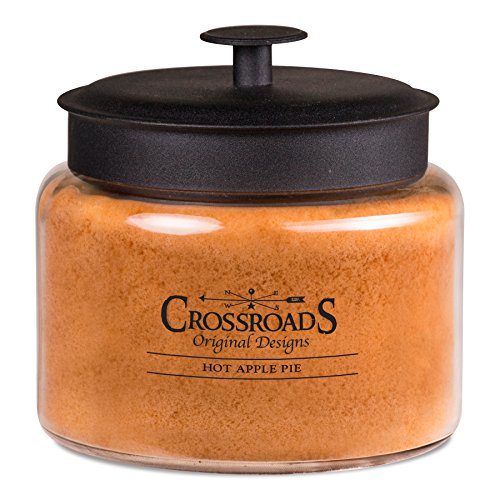 CROSSROADS ORIGINAL DESIGNS Crossroads Hot Apple Pie Scented 4-Wick Candle, 64 Ounce