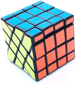 4x4x4 YJ Moyu Windmill Black Shape Mod Cube Puzzle Twisty New Toy