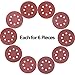 Swpeet 60 Pcs 10 Sizes 5 Inch 8 Hole Sanding Discs Sandpaper Hook and Loop Pads for Circular Sander Grits Sanding Sheets 10 Sizes - 40/60 / 80/100/ 120/180 / 240/320 / 400/800 Grits