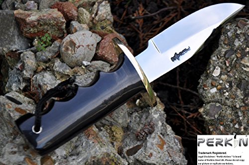 Handmade Hunting Knife - Beautiful Camping Knife - 440c Steel blade & Buffalo Horn Handle