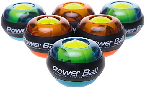 Power ball Gyroscope Hand Fore Arm and Wrist Strength Excercise Balls Rotate Power Strengthener Force Ball Featuring LED Light (Color Random)