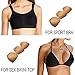 TopBine Bra Pads Inserts Women's Sports Cups Bra Replacement Insert Push Up Bra Padding for Bikini Swimsuit (Beige)