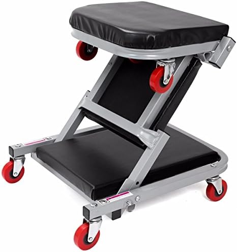 Low Profile 40" Compact Z Creeper Roller Foldable Mechanics Floor Body Shop NEW