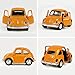 iPlay, iLearn Alloy Classic Diecast Car Toy, Mini Model Cars, Moving Vehicle Toys, Collection truck Toys, Old Beetle Die Cast Pull Back Action with Lights and Sounds Gift Set 1:38 orange