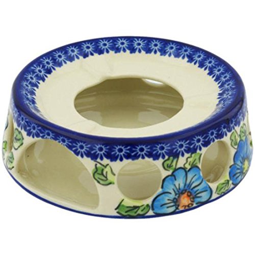 Ceramika Bona H1238H Polish Pottery Ceramic Heater Hand Painted, 7-Inch