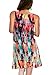 ETCYY Women's Summer Casual Sleeveless Floral Printed Swing Dress Sundress with Pockets,X-Large,Multicoloured