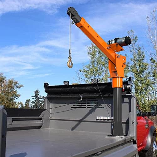 ROCKHULK 2200lb Folding TruckMounted Bed Crane Hoist Lift Pickup with