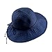 Double Couple Linen Wide Brim Summer Beach Sun Hat for Women Foldable...