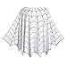 KENANCY Women Plus Size Halloween Costume Blouse Spider Web Print Poncho Tops